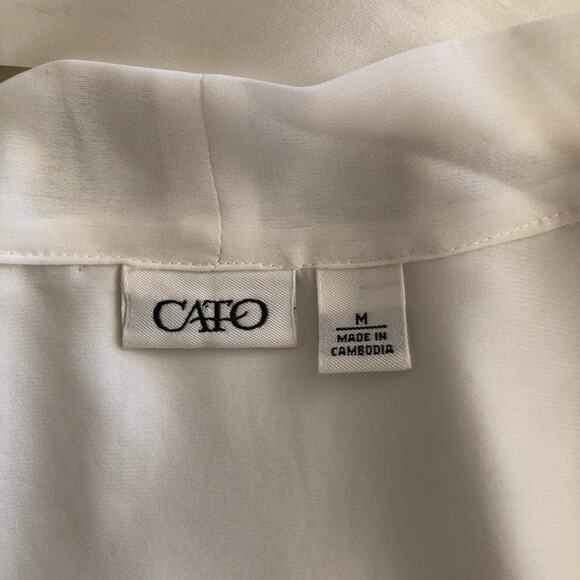 Vintage 1990's Cato Unique Polyester Long Sleeve Sexy Boudoir Robe Medium - Picture 13 of 16